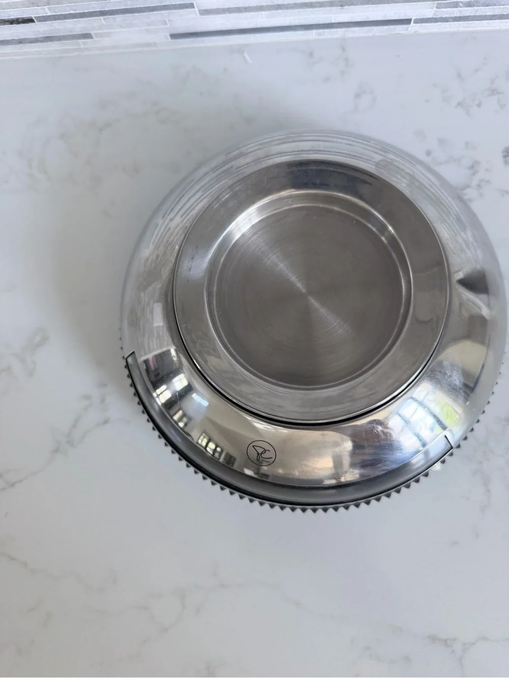 Vintage Retro Silver Stainless Steel Kitchen Scale max. 7 pounds or 3kg - Picture 4 of 4